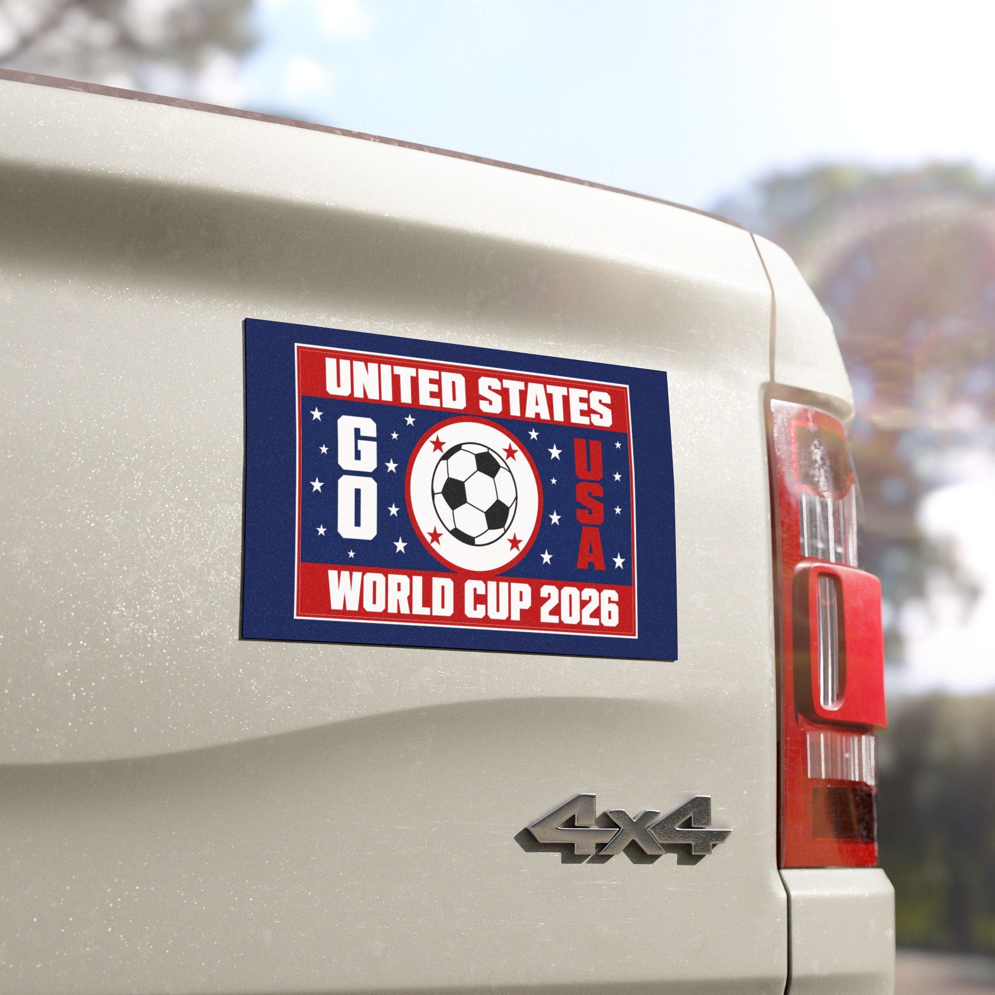 USA World Cup 2026 Soccer Car Magnet