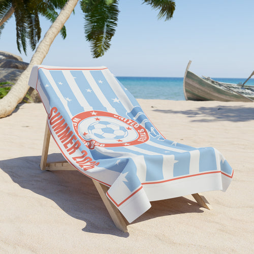 USA Soccer Beach Towel Summer 2026 World Cup