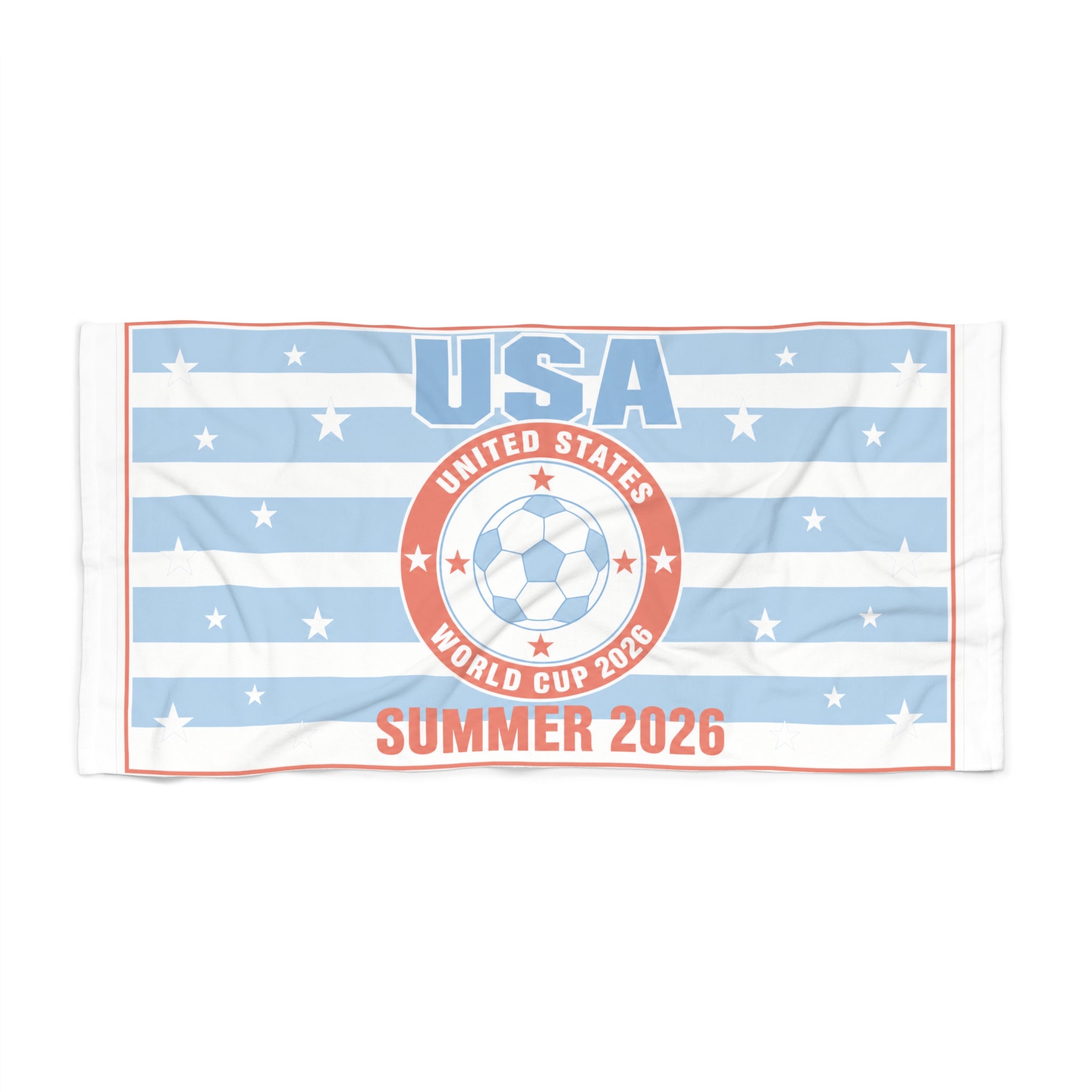 USA Soccer Beach Towel Summer 2026 World Cup