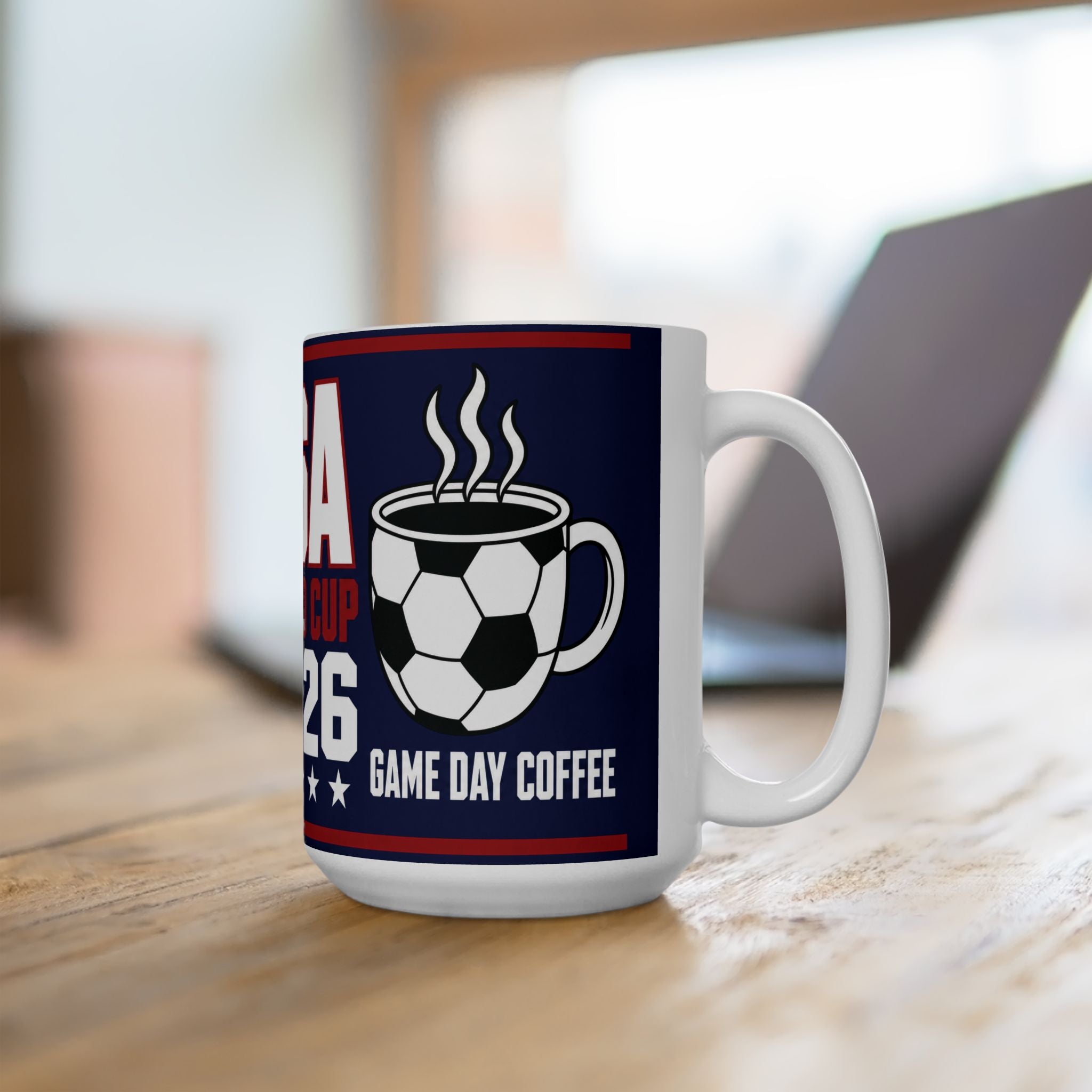 USA World Cup 2026 Soccer Mug - 11oz/15oz Coffee Cup