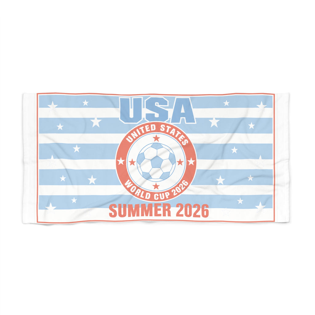 USA Soccer Beach Towel Summer 2026 World Cup