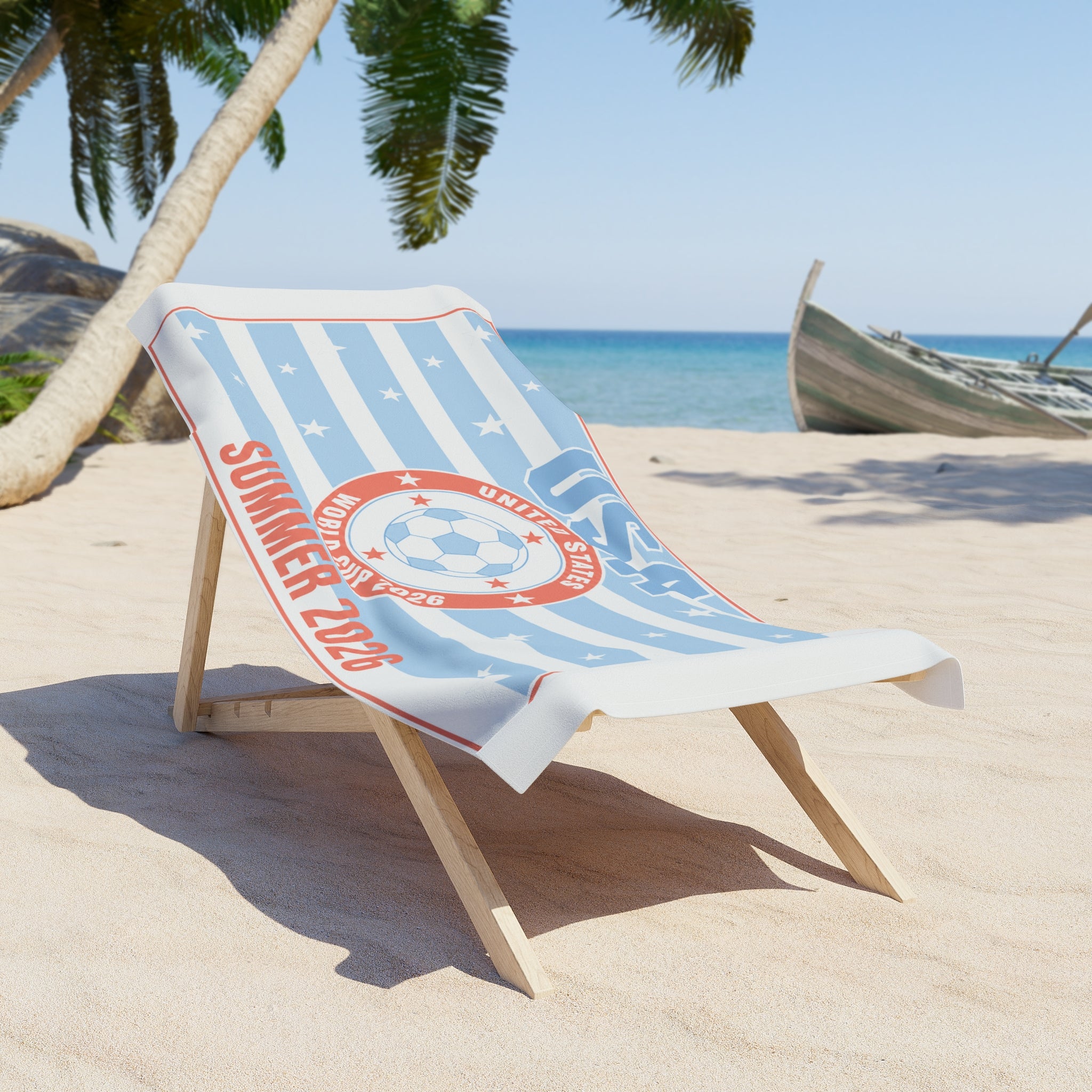 USA Soccer Beach Towel Summer 2026 World Cup