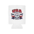 USA World Cup 2026 Can Cooler - Soccer Team Red White Blue Koozie