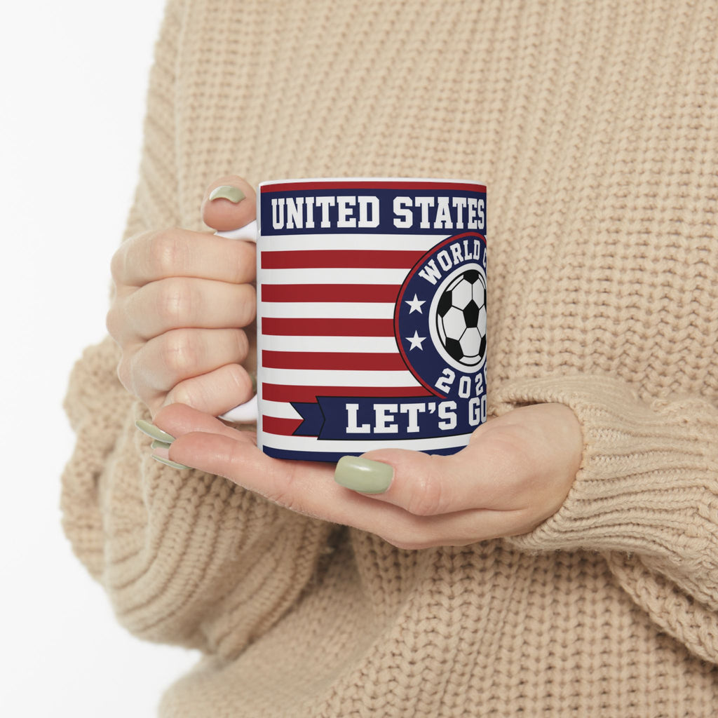 USA World Cup 2026 Soccer Mug —  11oz/15oz Coffee Cup