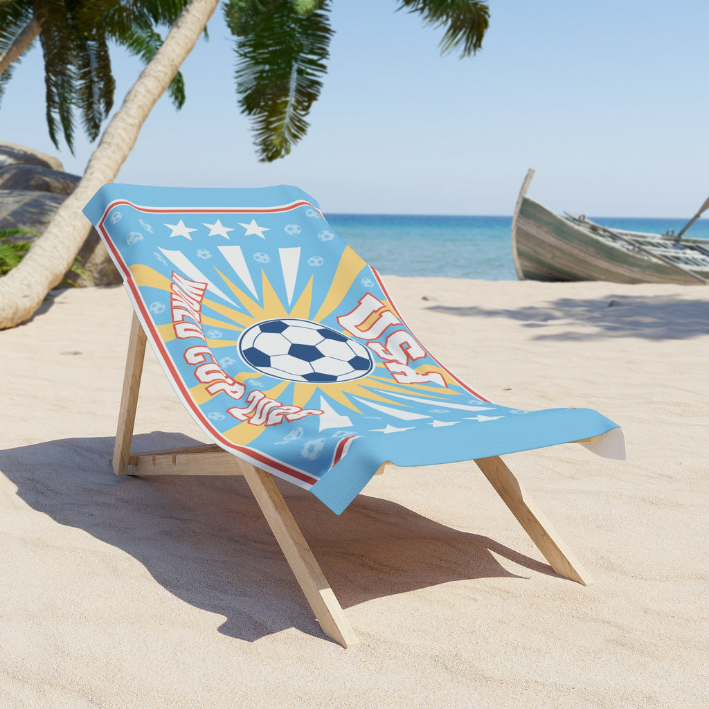 USA World Cup 2026 Soccer Beach Towel