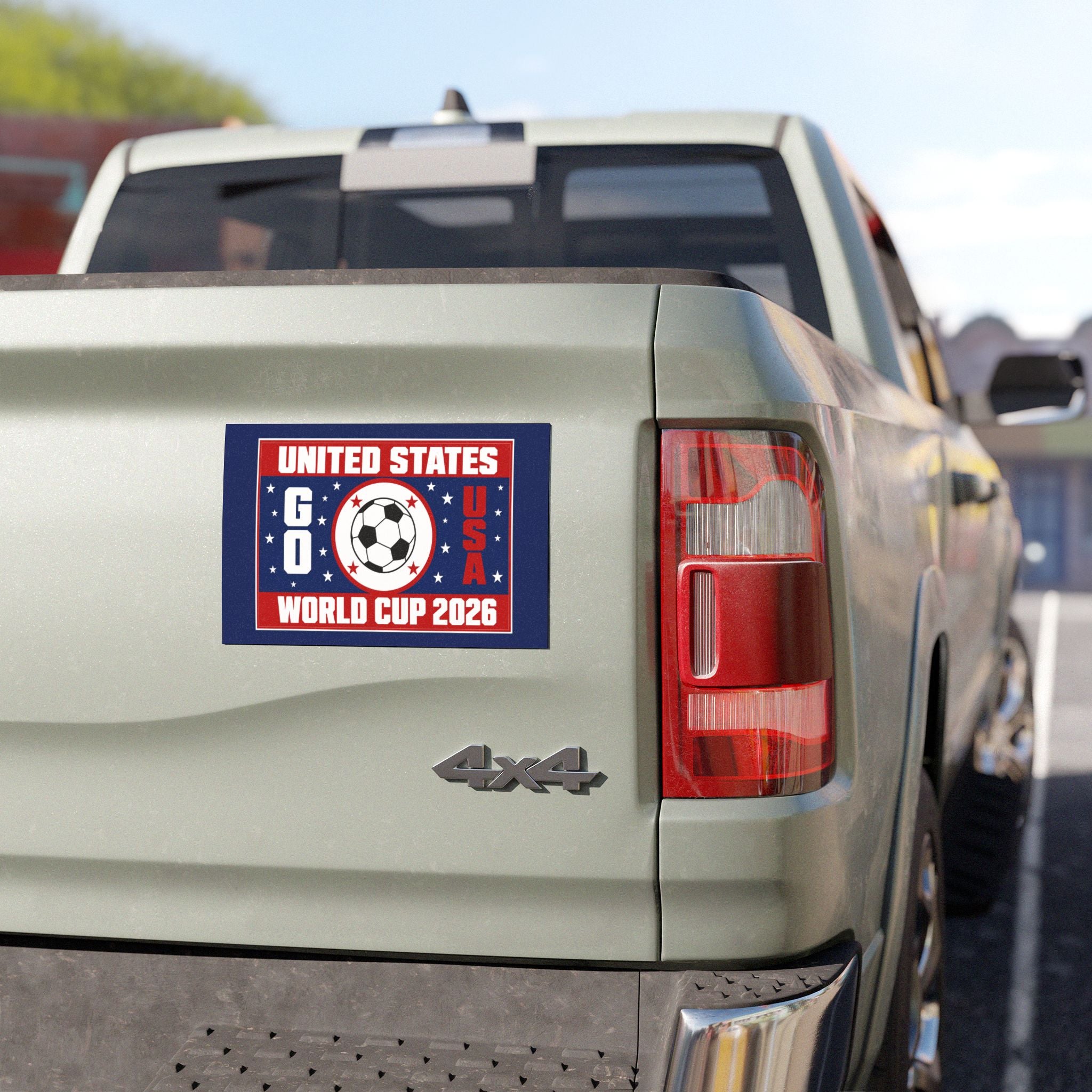 USA World Cup 2026 Soccer Car Magnet