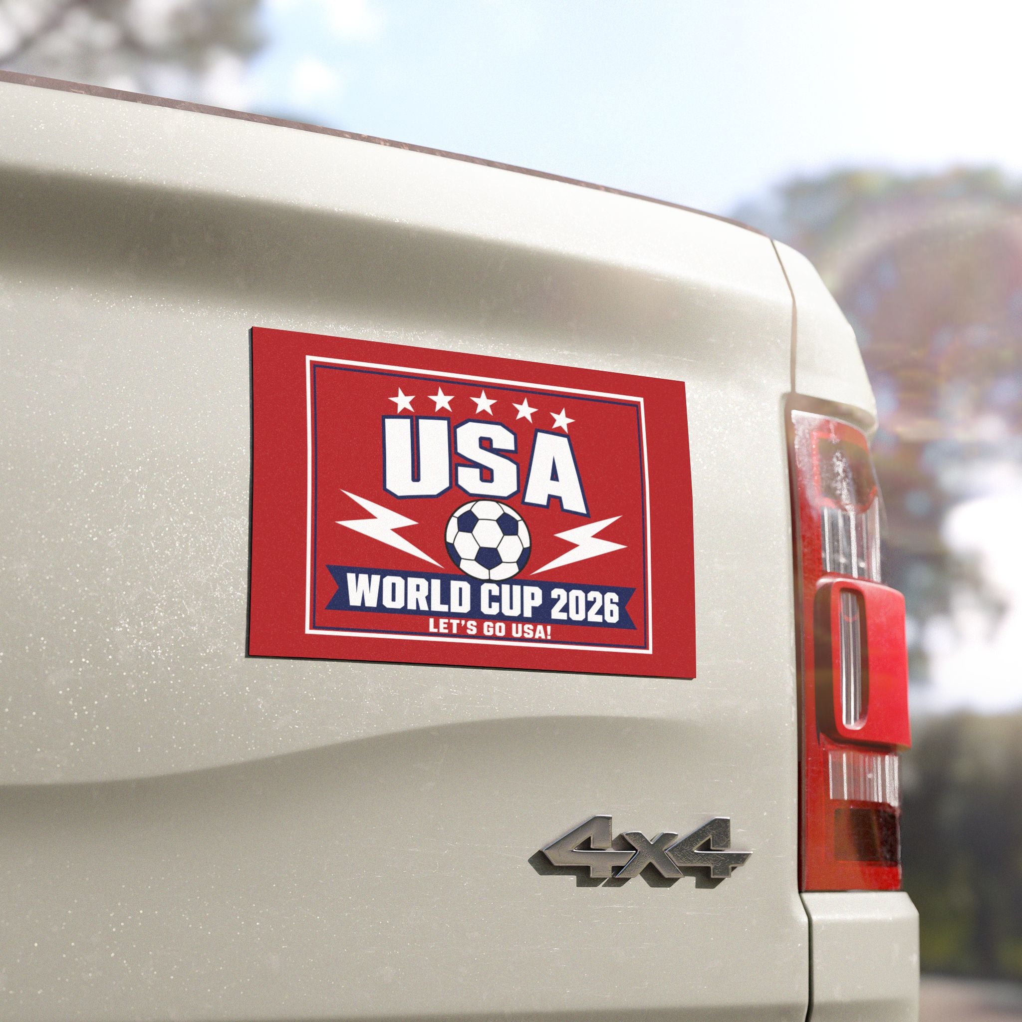 USA World Cup 2026 Car Magnet