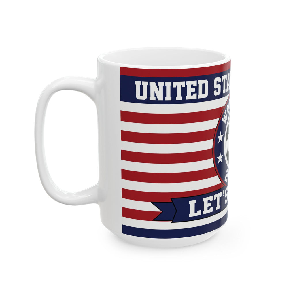 USA World Cup 2026 Soccer Mug —  11oz/15oz Coffee Cup