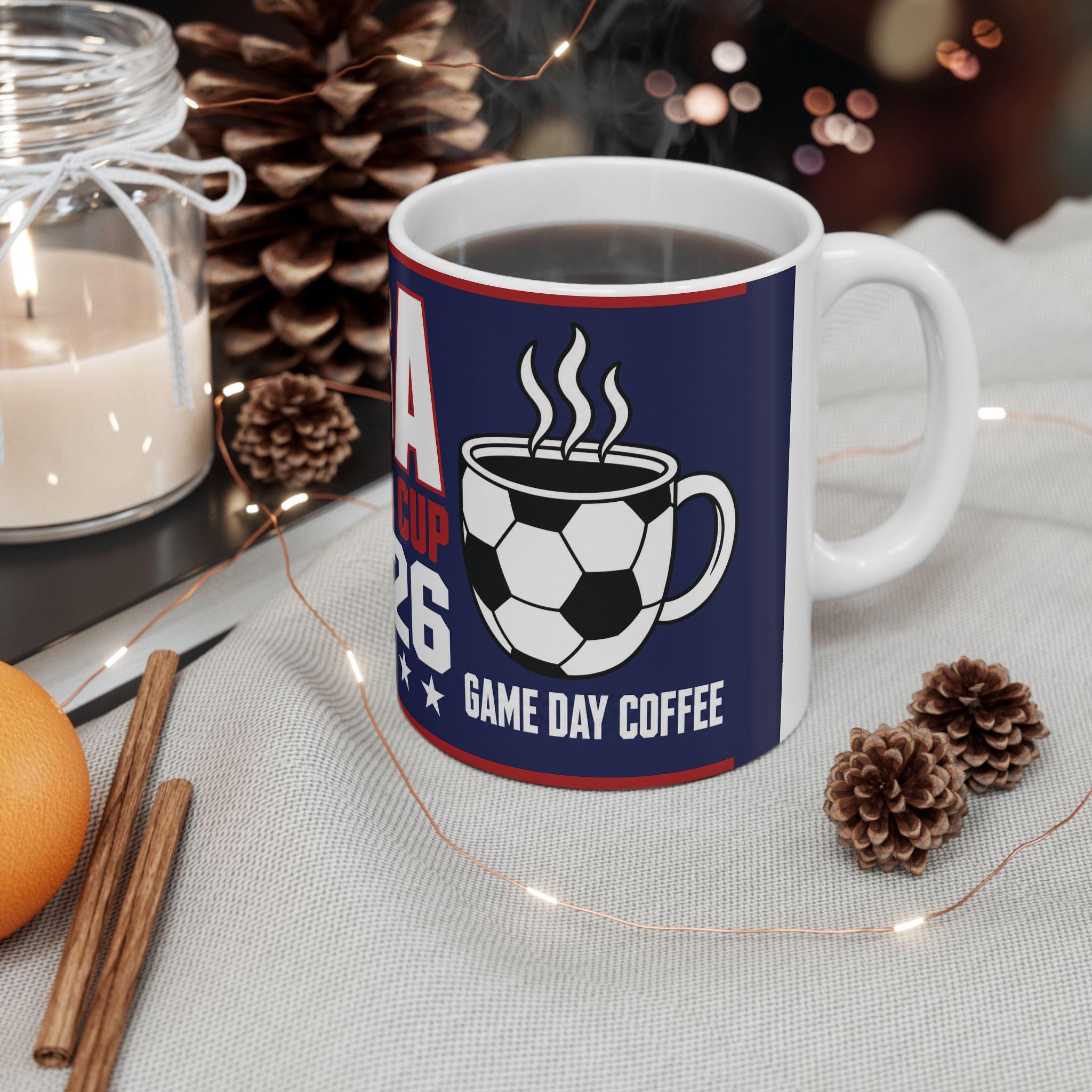 USA World Cup 2026 Soccer Mug - 11oz/15oz Coffee Cup